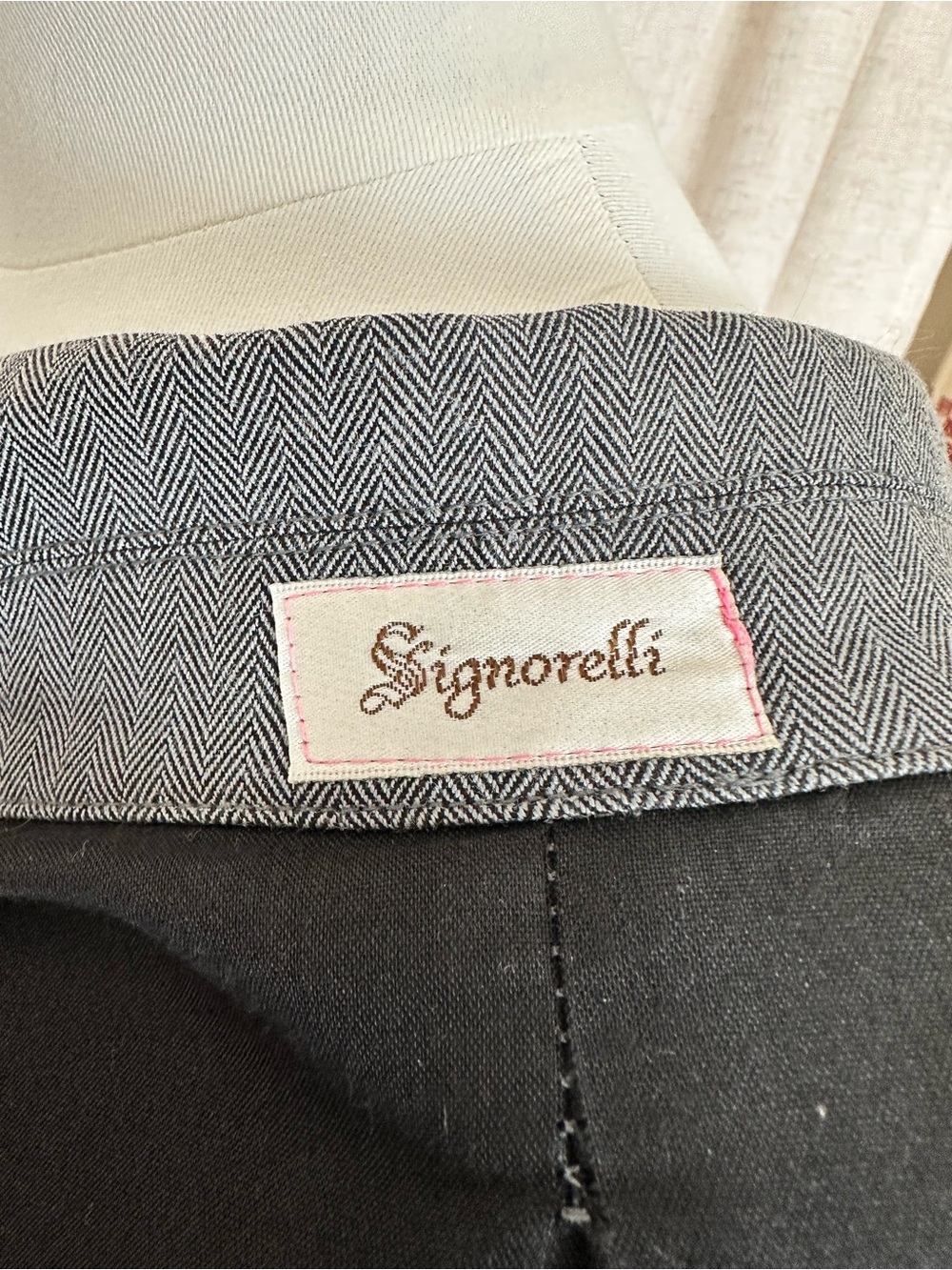 Vintage Signorelli Gray Frayed-Edge Blazer - Picture 4 of 6